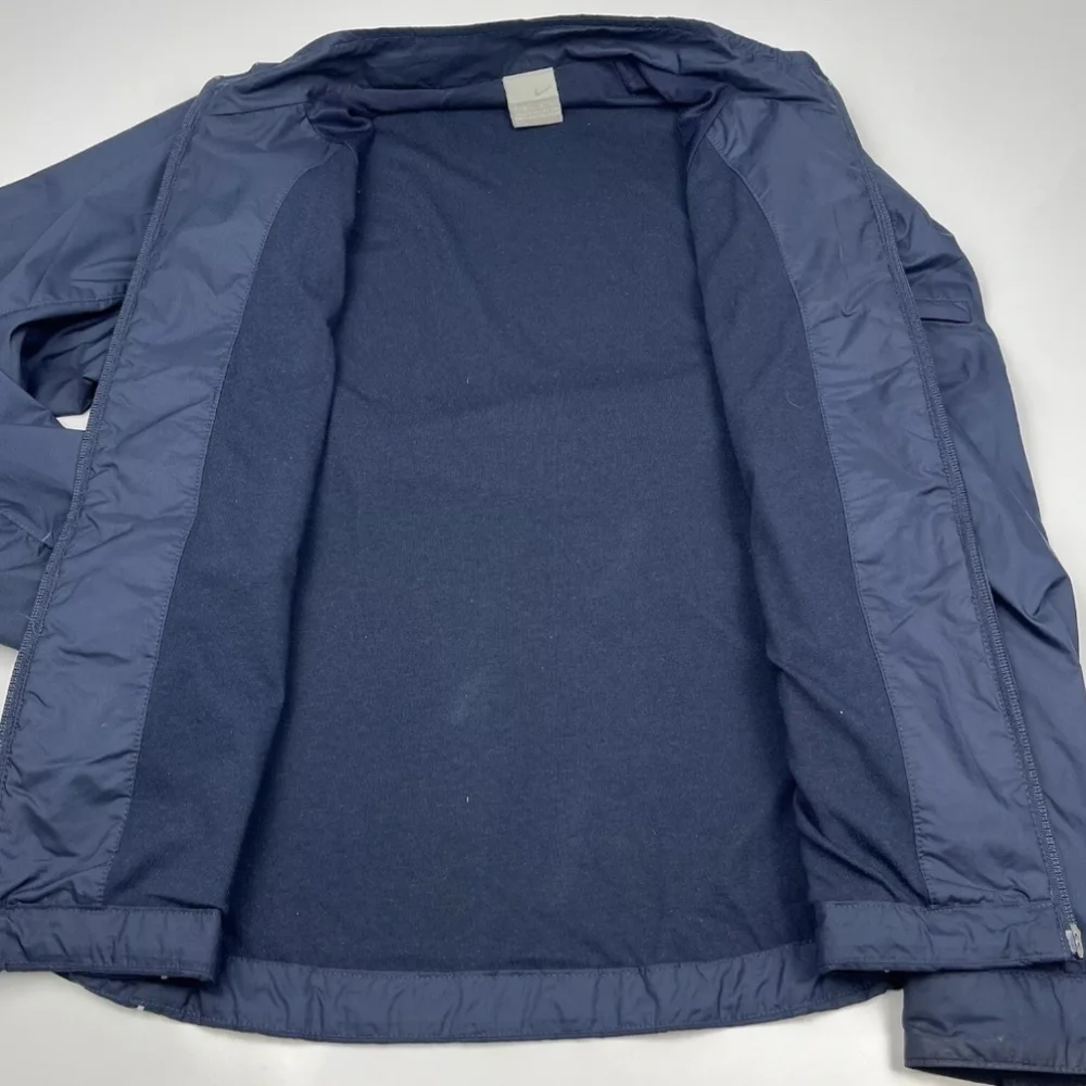 Vintage Nike navy blue Windbreaker kids Jacket  size Medium 8-10